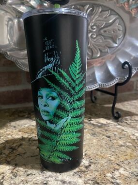 Wicked Elphaba Black Green WICKED Tumbler 24 oz. Straw Brand New!